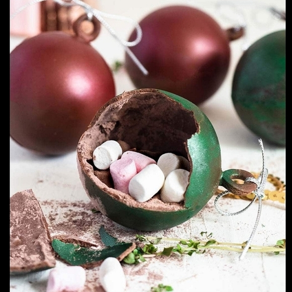 Christmas Ornaments Silicone Molds Make Hot Chocolate Cocoa Bombs, Mini  #1 - Picture 2 of 16